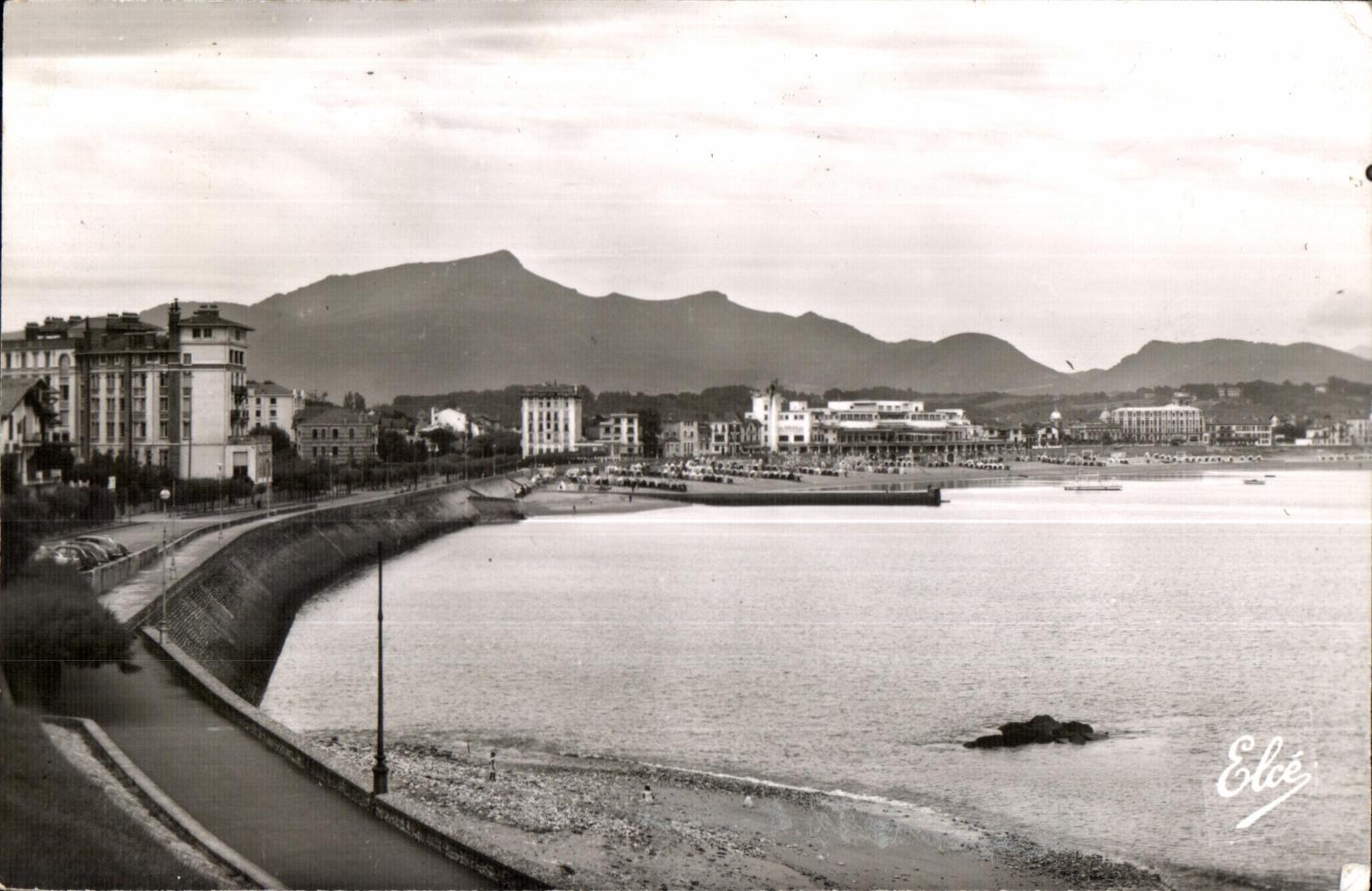 Vue Générale de la Plage — Elcie — L. CHATAGNEAU, 1280 St-Jean-de-Luz