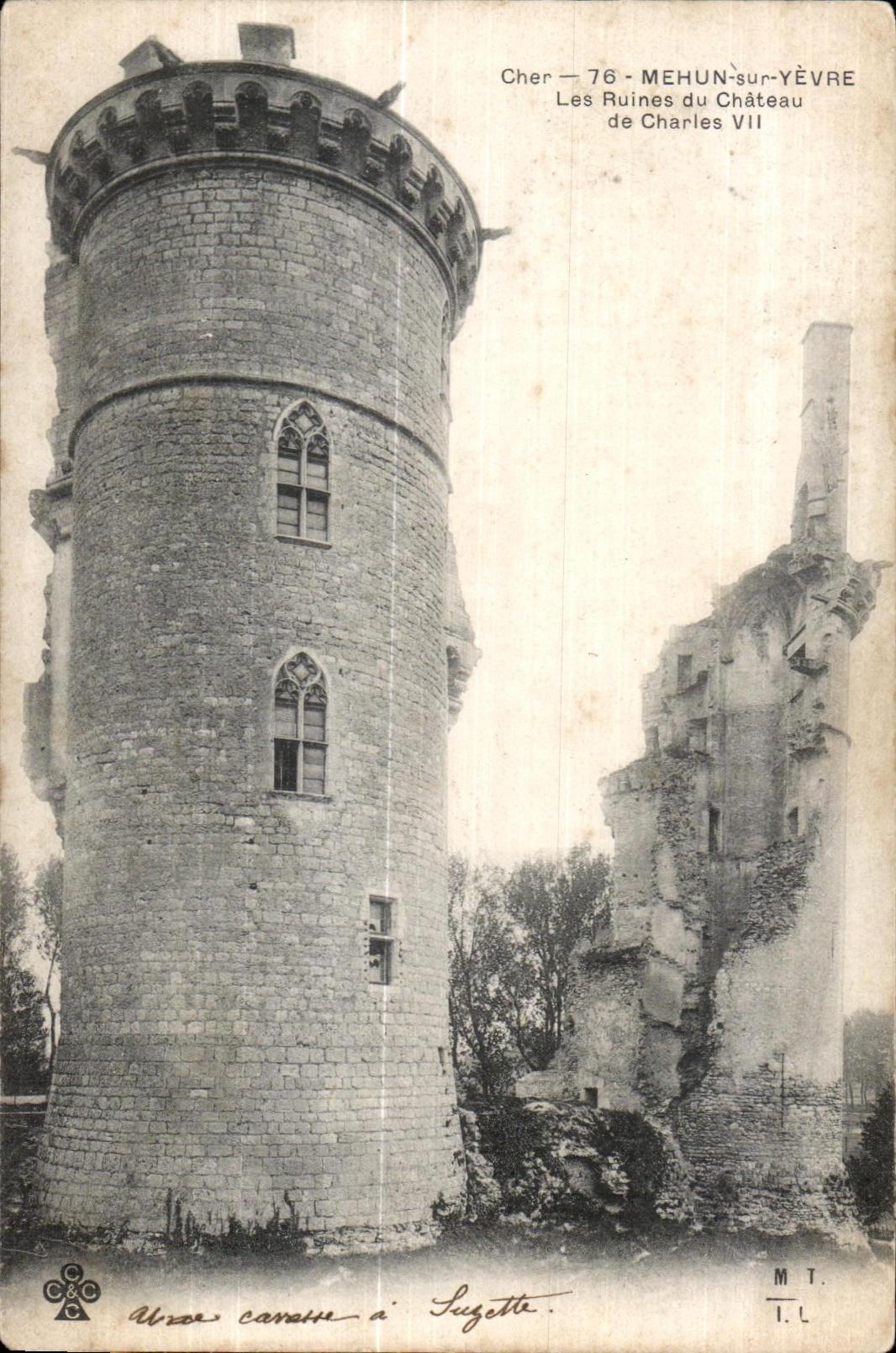 Mehun-sur-Yèvre — Las Ruinas del Castillo de Carlos VII — MT.L.