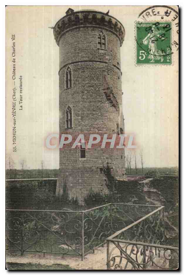 Mehun-sur-Yèvre (Cher) — Château restauré — La Tour de Charles VII — Éditeur non visible