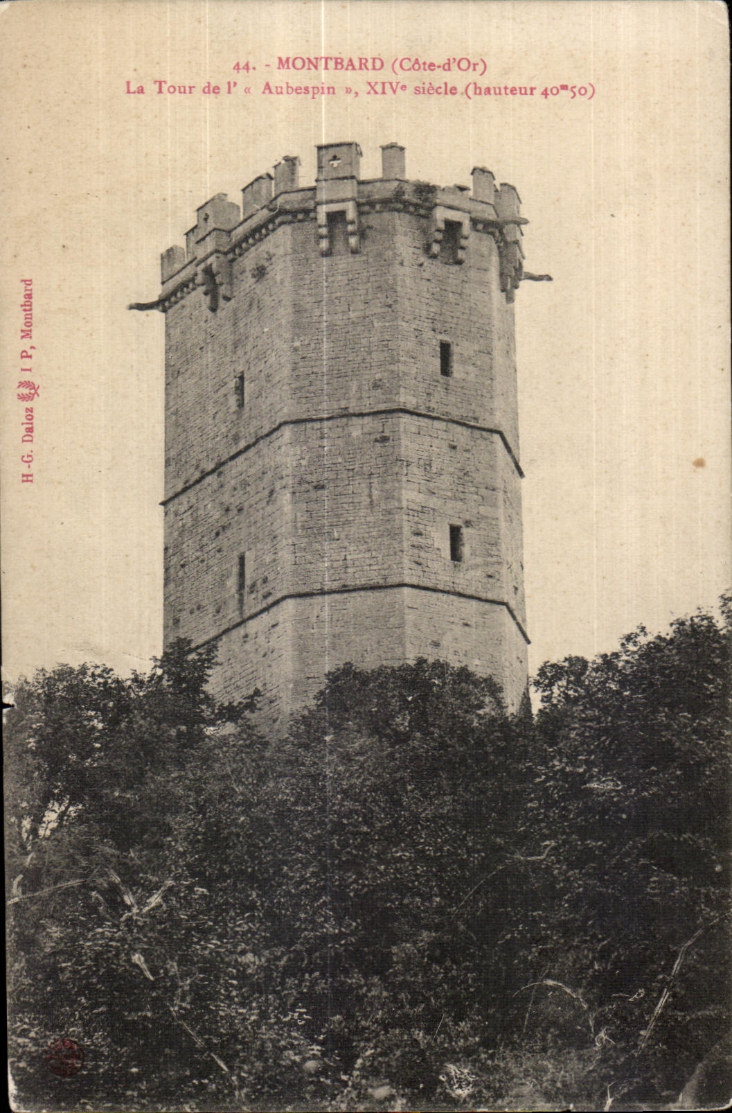 CPA Montbard (Cote-d Or) La Tour de I Aubespin