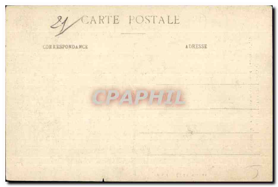 CPA Montbard (Cote-d Or) La Tour de I Aubespin — Rückseite