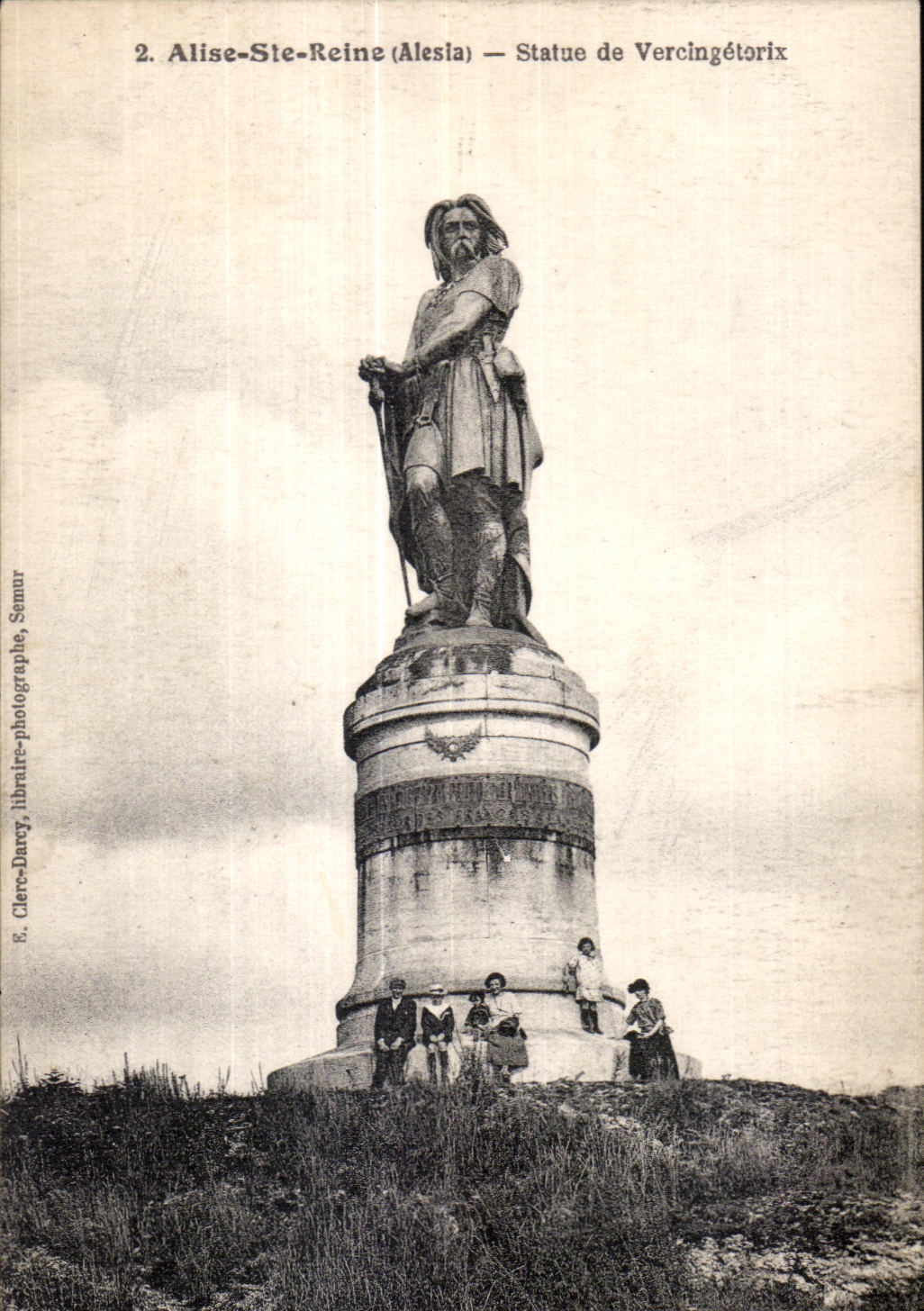 Alise-Sainte-Reine (Alesia) — Statue de Vercingétorix — G. Clerc-Darcy, libraire-photographe, Semur