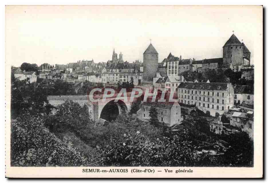 CPA Semur en Auxois (Cote-d Or) Vue generale