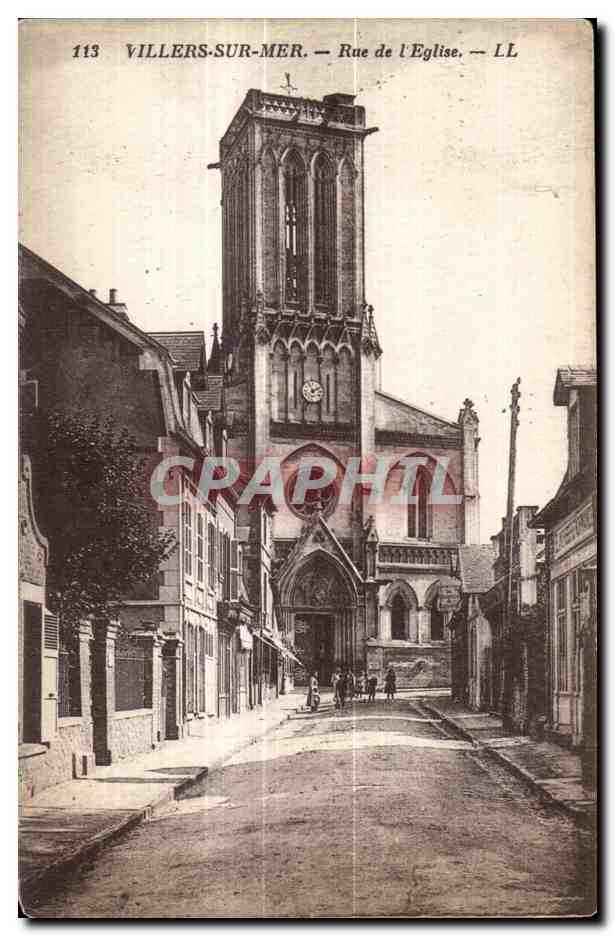 Villers-sur-Mer — Rue de l'Église — LL, n°113