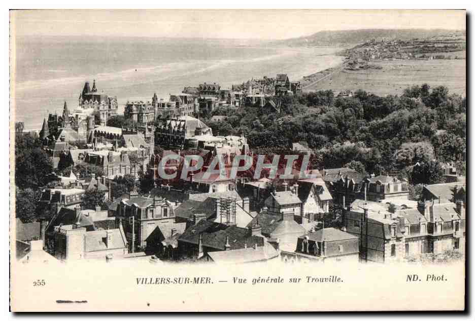 Villers-sur-Mer — Vue générale sur Trouville — ND. Phot.