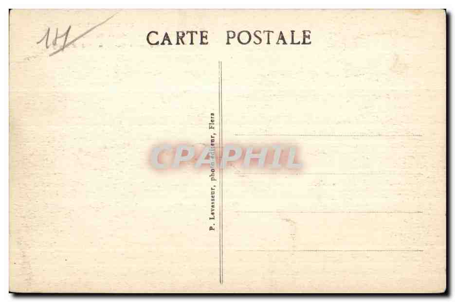 Vallée du Noireau — Route de Conde à Pont-d'Ouilly — P. Levassœur, Fiers — Verso