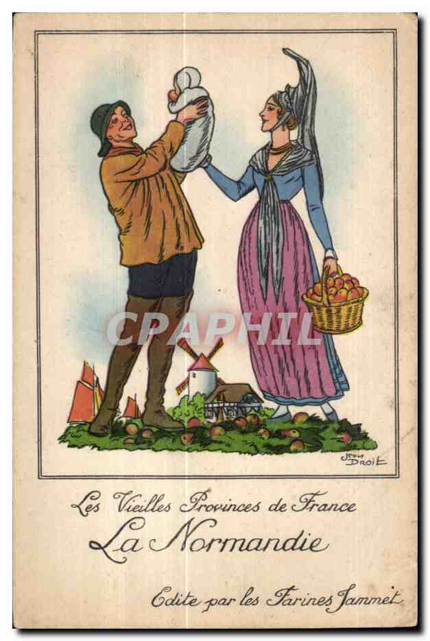 Les Vieilles Provinces de France — La Normandie — Édite par les Farines Jammet