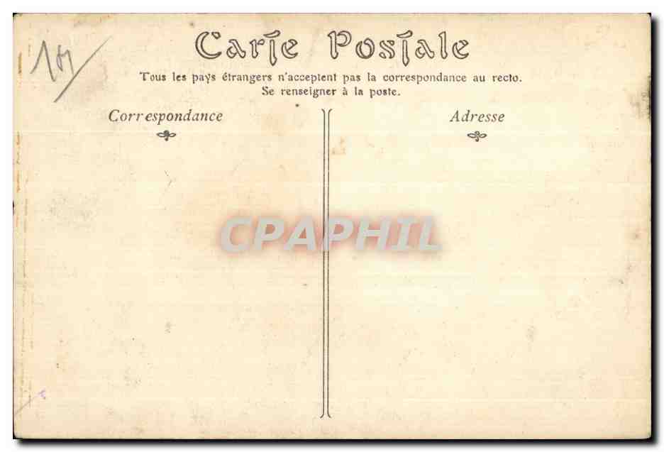 CPA Ancien costume Normande Folklore Costume — Verso
