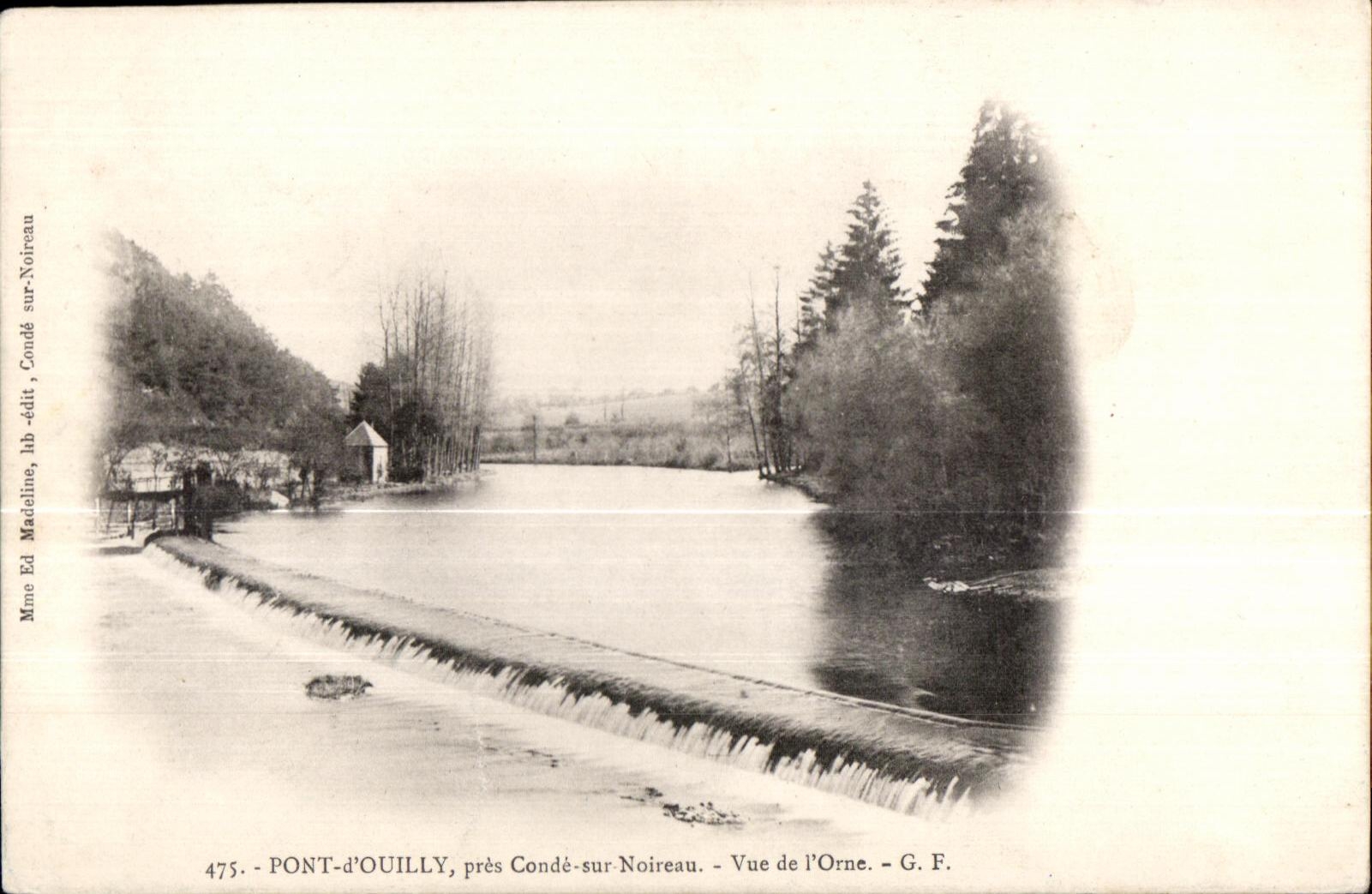 CPA Pont d Ouilly pres Conde sur Noireau Vue de IOrne