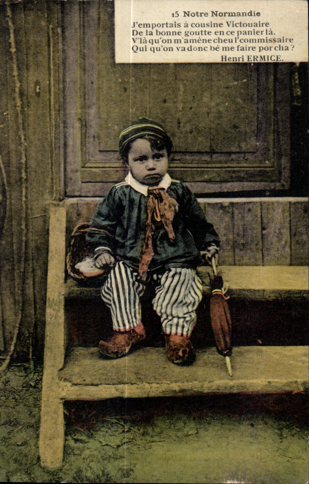 Enfant en tenue de paysan — Normandie — Éditions H. Ermice - Vire, n°15