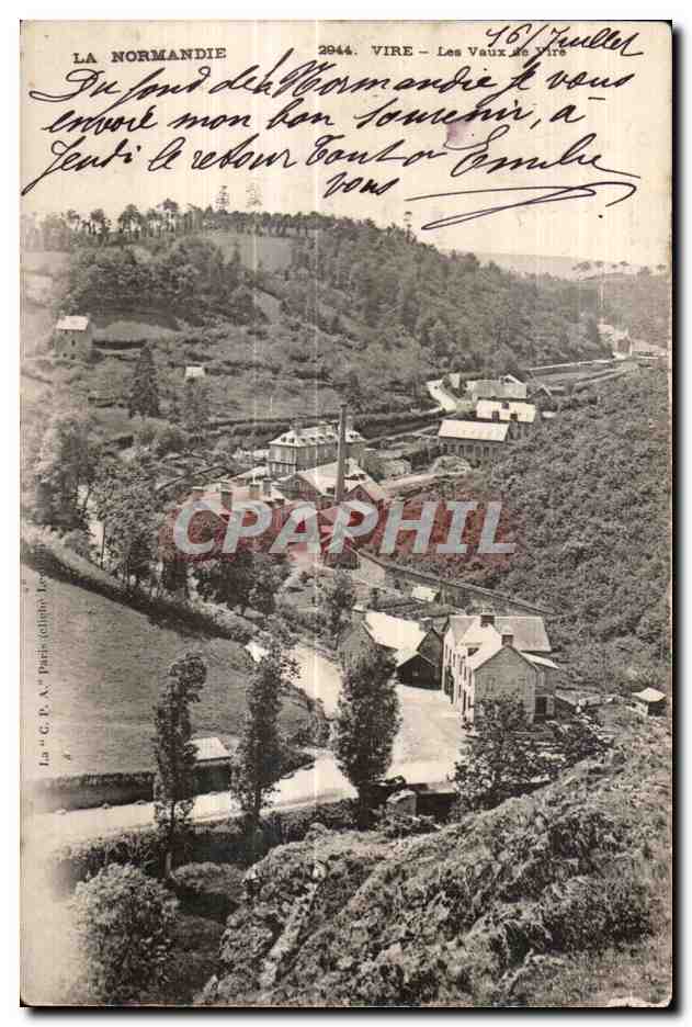 CPA Vire Normandie Les Vaux de Vire