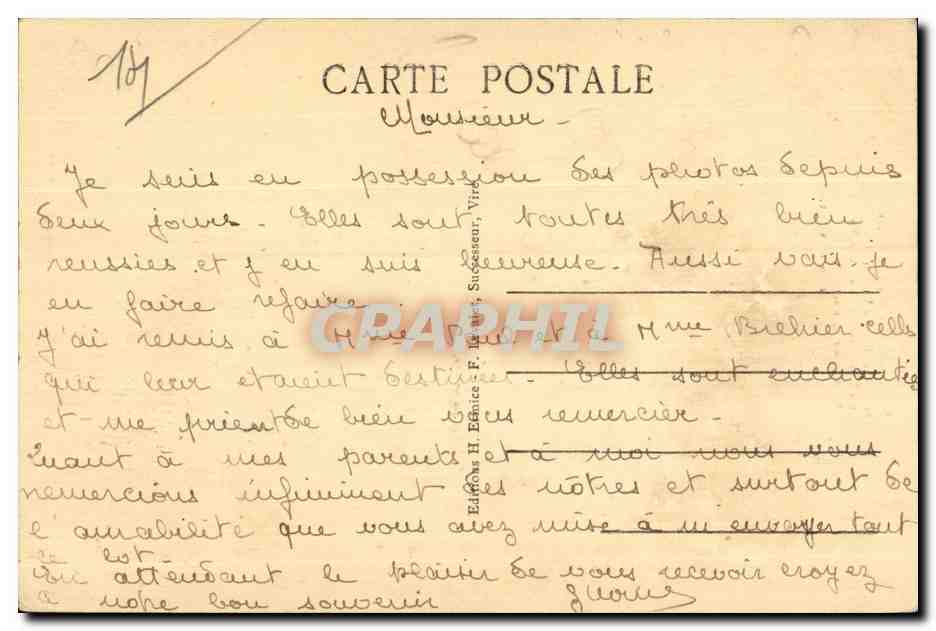 CPA Vire Des Ponts rustiques et des Mioches Des toits braeiants de ei de la Rues  — Rückseite