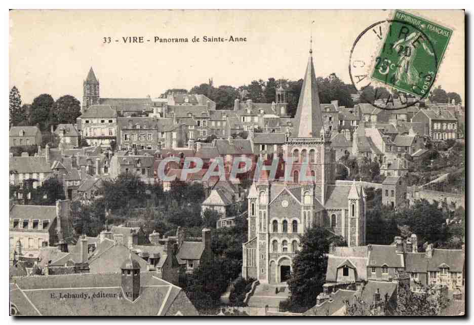 CPA Vire Panorama de Sainte Anne