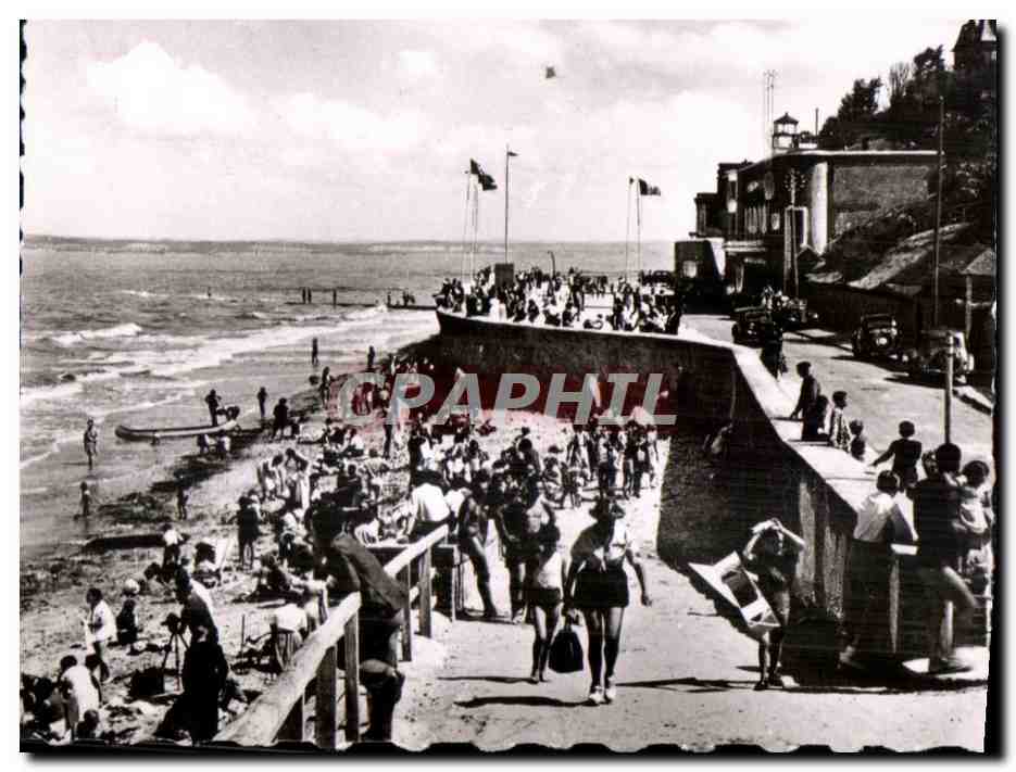 CPSM Villerville sur Mer (Calvados) La Descent et la Plage