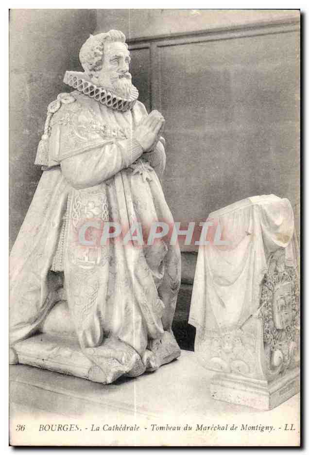 CPA Bourges La Cathedrale Tombeau du Marechal de Montigny LL