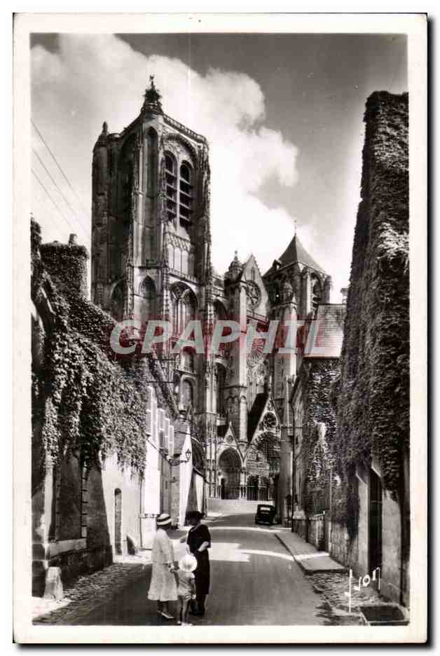 Église Saint-Pierre de Troyes — vue de la rue de la Cathédrale — éditeur LORI n°101