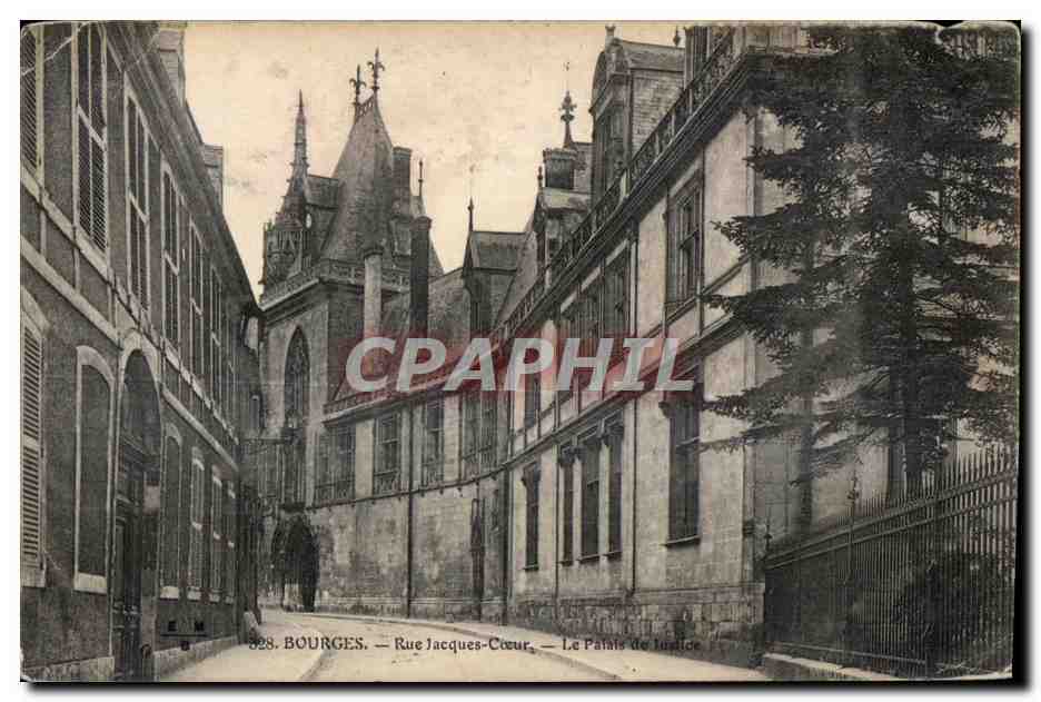 CPA Bourges Rue Jacques Coeur Le Palais de palais