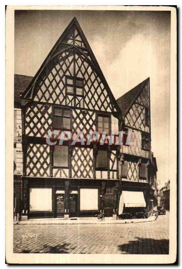 CPA Bourges (Cher) Vieilles Maisons du 16eme