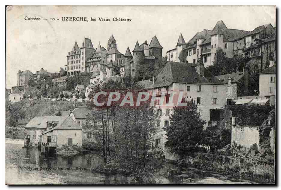 CPA Correze Uzerche les Vieux Chateaux