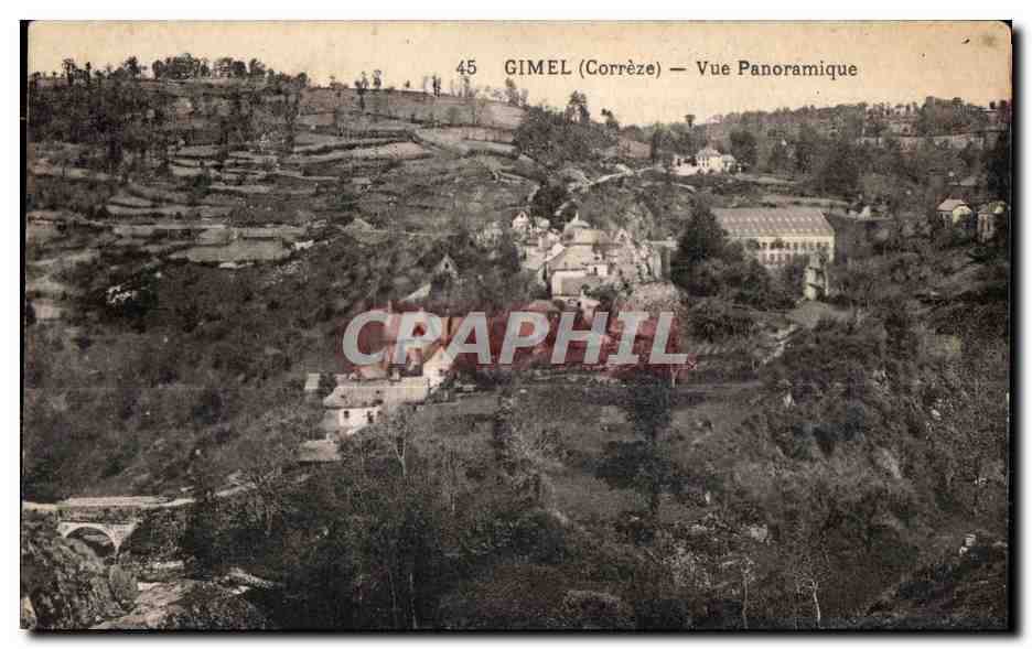 CPA Gimel (Correze) Vue Panoramique