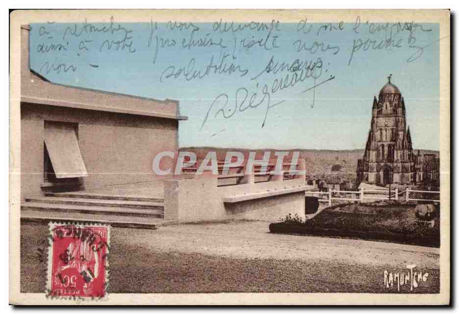 CPA Terrasse de I hopital de saintes