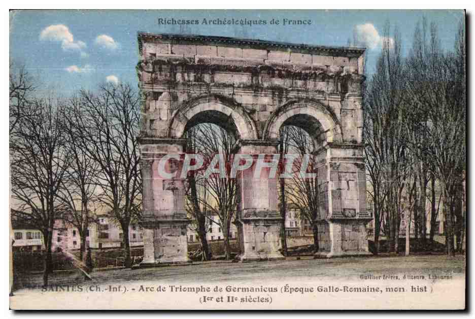 CPA Saintes (ch-Inf) Are de tromphe de germanicus (Epoque galle romaine mon hist Ier et IIe siecles