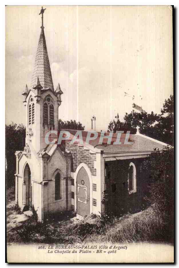 CPA Le bureau st palais (cote d argent la chapelle du platin 