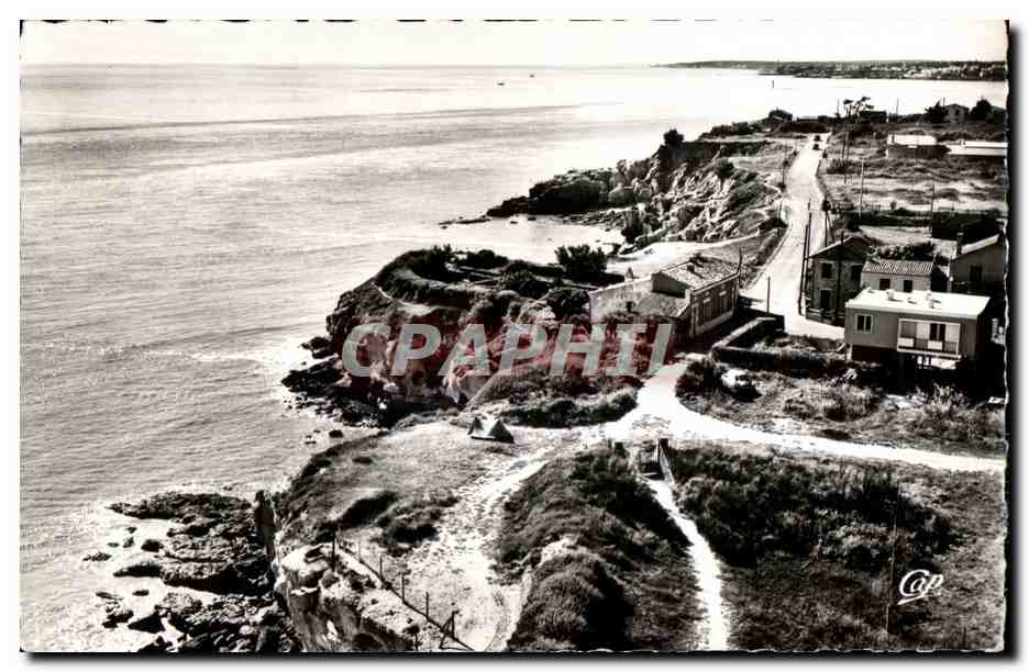 Aerial view of the coast — Publisher Craphihi, series number not visible