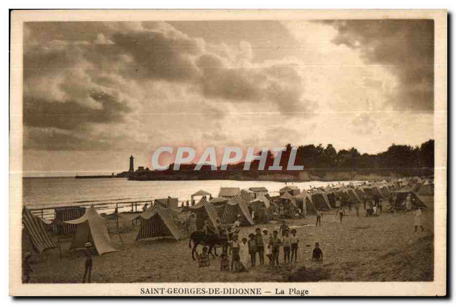 CPA Saint Georges de Didonne La Plage Enfants