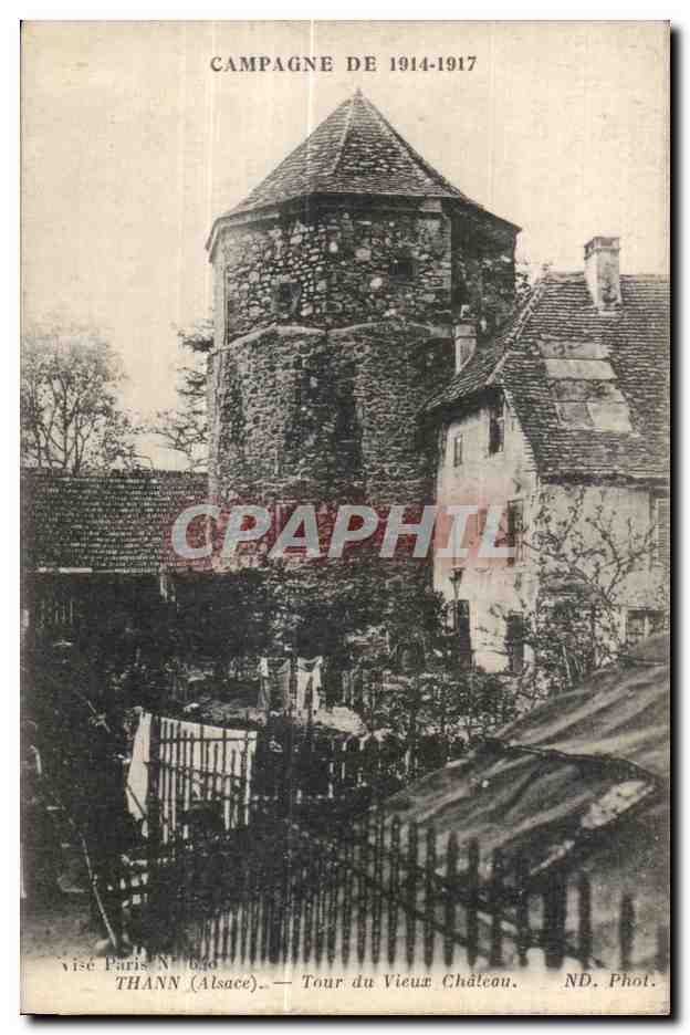 Thann (Alsace) — Tour du Vieux Château — Campagne de 1914-1917