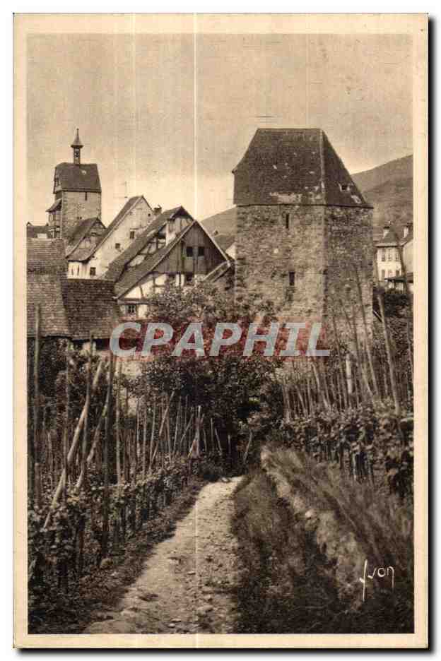 Riquewihr - La Douce France - Tour des Voleurs et le Dolder - CPA 