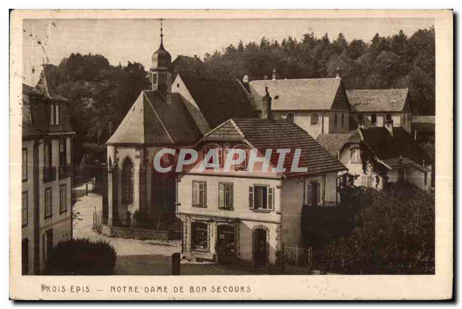 CPA Trois Epis Notre Dame De Bon Secours