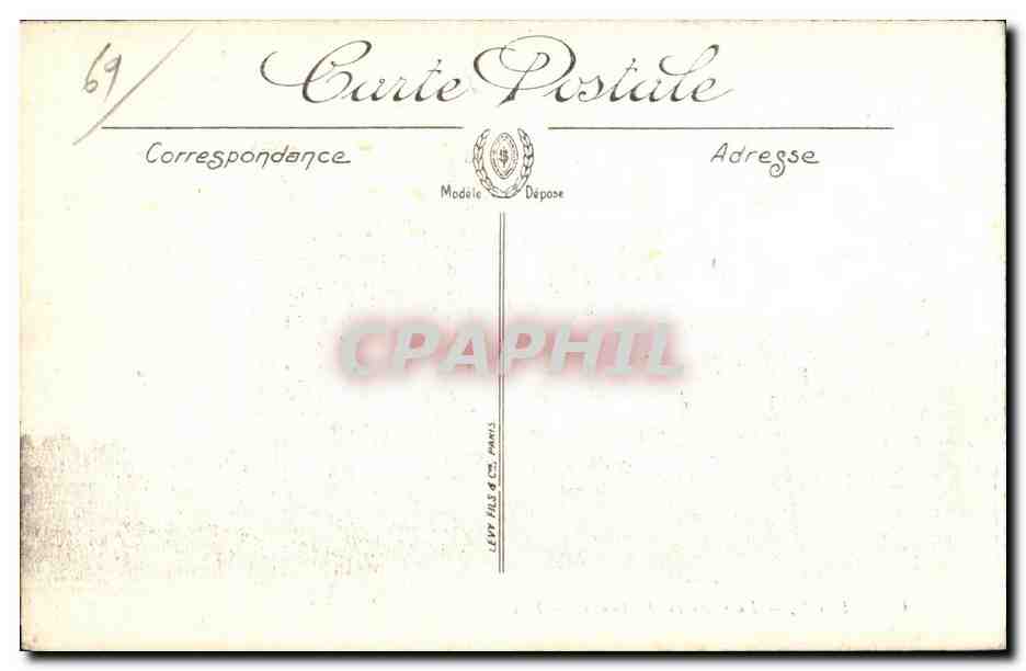 CPA Lyon Le gare des Brotteaux — Rückseite