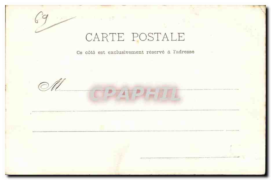 CPA Lyon Eglise Saint Pothin aux Brotteaux — Verso