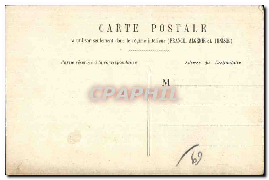 CPA Lyon Pont du Port Mouton — Rückseite