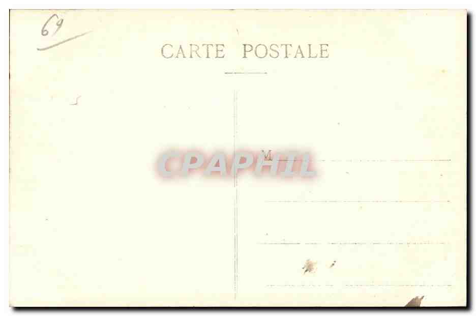 CPA Lyon Pont de la Boucle et Coteau St Clair — Verso