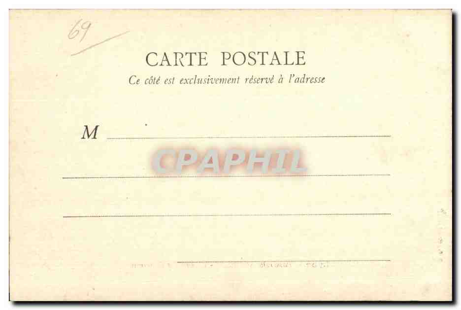 CPA Lyon Passerelle St Vincent Coteau des Chartreux — Rückseite