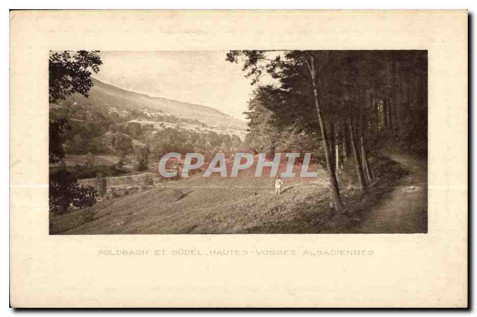 CPA Goldbach et Sudel hautes vosges alsaciennes