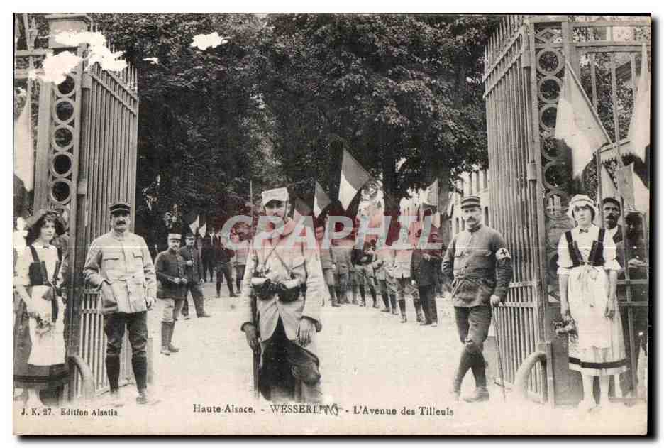 Wesserling - L'Avenue des Tilleuls — Haute-Alsace — Edition Alsatia, J.K. 37