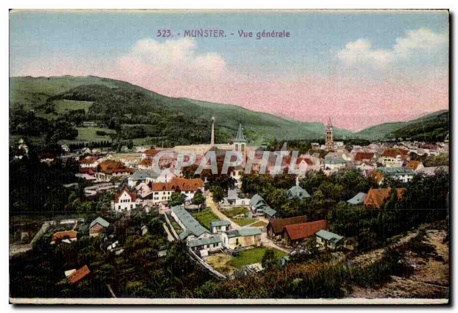 CPA Munster Vue generale
