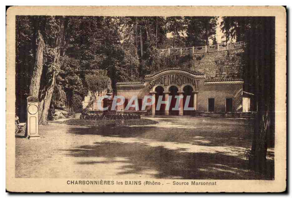 Charbonnières-les-Bains (Rhône) — Source Marsonnat