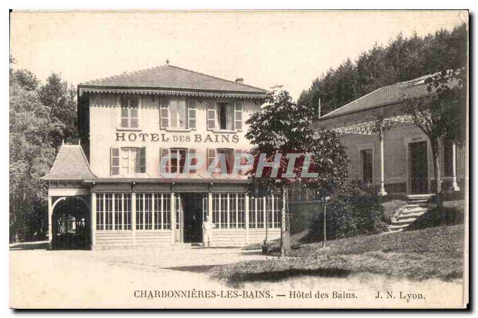 CPA Charbonnieres Les Bains Hotel des Bains J N Lyon