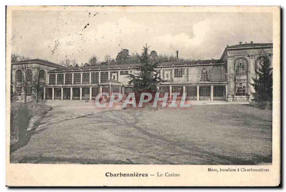 CPA Charbonnieres Le Casino Meot buraliste a