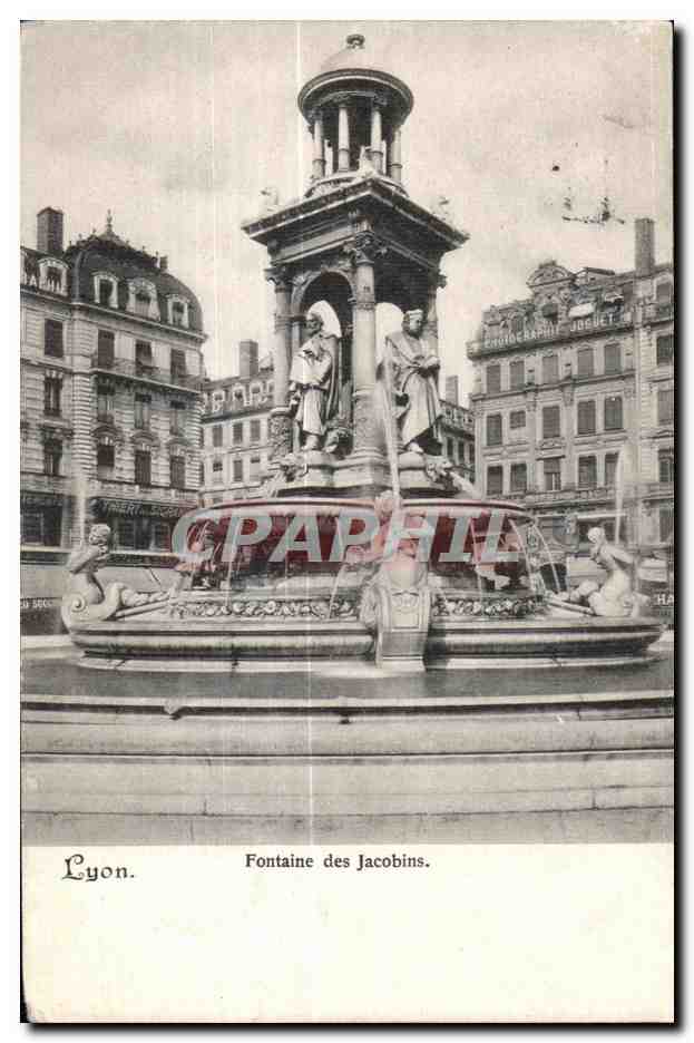 Lyon — Fontaine des Jacobins — Photographie Josquet