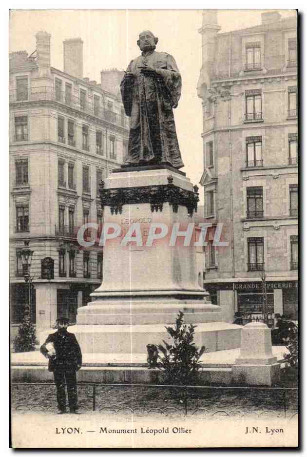 LYON — Monument Léopold Ollier — J.N. Lyon