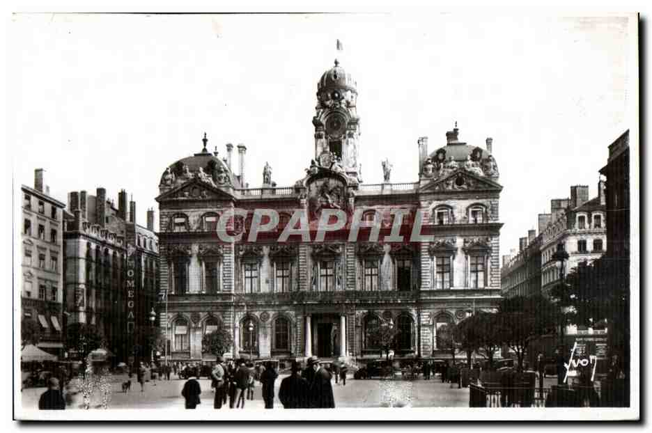 Hôtel de Ville de Paris — vue de la place de l'Hôtel de Ville — éditeur Avon, n° 17