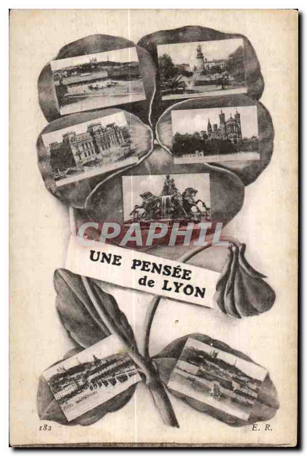 Une pensée de Lyon — éditeur E. R., n° 182