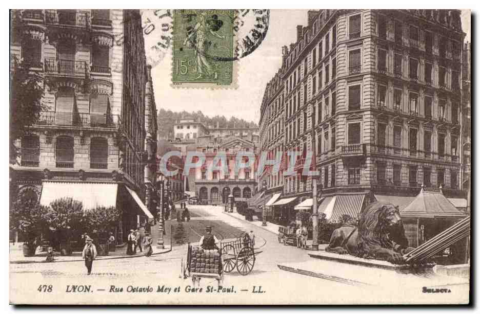 LYON — Rue Octavio Mey et Gare St-Paul — LL. — SULBOTA