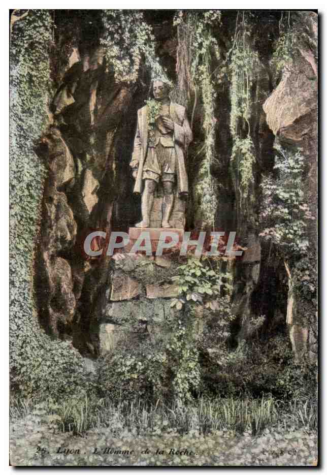 CPA Lyon L homme de la Roche