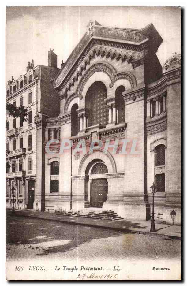 CPA Lyon Le Temple Protestant LL